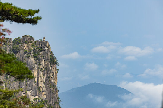 安徽黄山风景区自然风光