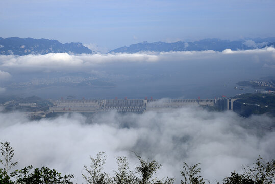 三峡大坝全景图三峡水利枢扭