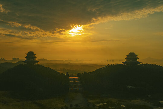 城市早晨