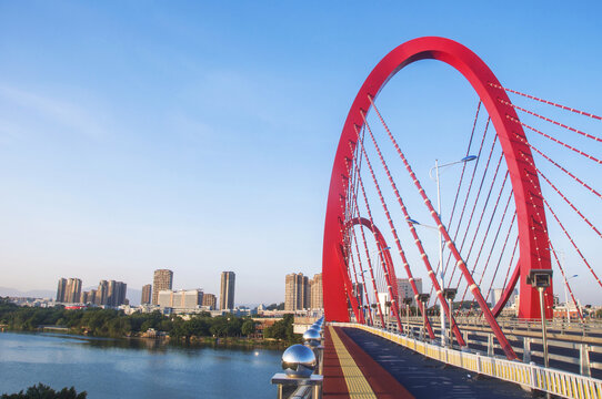 漳州城市风光大桥景色