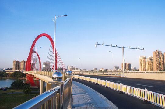 漳州芝山大桥桥上风景