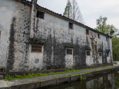 江南民居背面