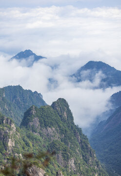 安徽黄山风景区自然风光