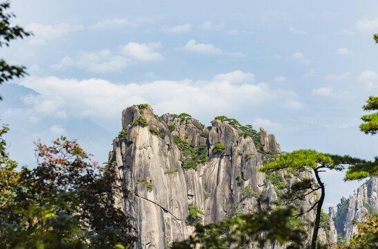 安徽黄山风景区自然风光