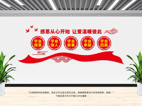 感恩文化墻