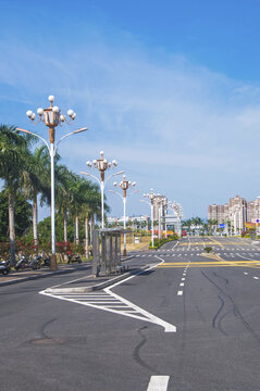 漳州蜈蚣山路道路风景