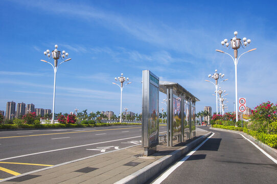 漳州蜈蚣山路公交站台