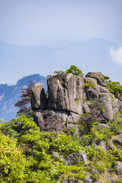 安徽黄山风景区自然风光