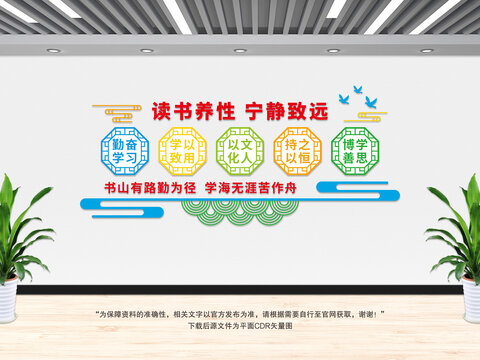 讀書文化墻