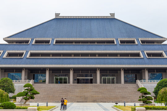 湖北省博物馆展厅展馆大楼外景
