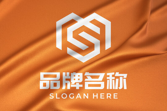 布艺LOGO样机