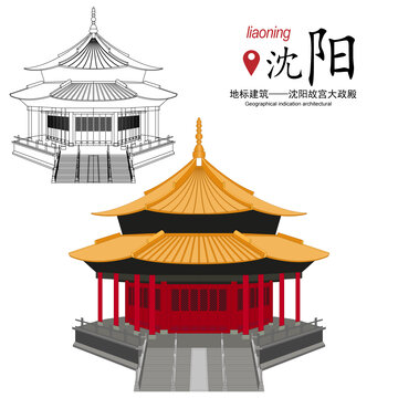 沈陽故宮大政殿