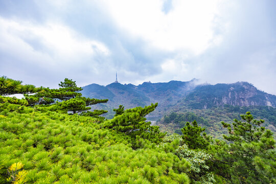 安徽黄山风景区自然风光