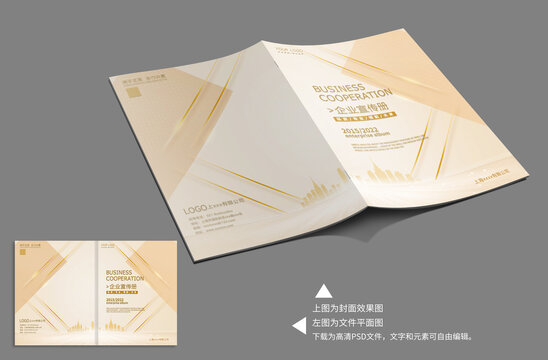 香檳金色畫冊(cè)封面