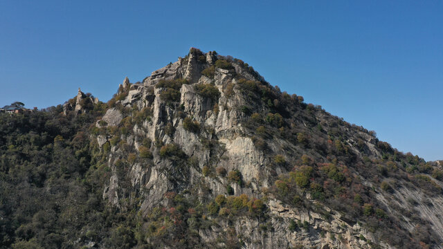 航拍秦岭翠华山终南山