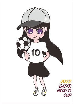 2022卡塔尔世界杯足球宝贝