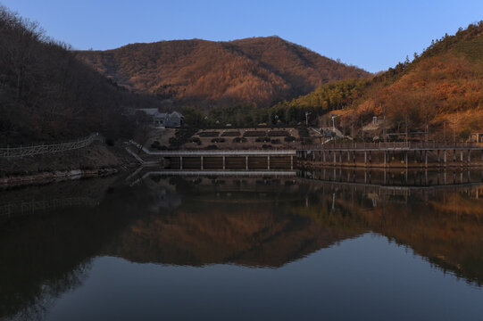 山村秋色美景