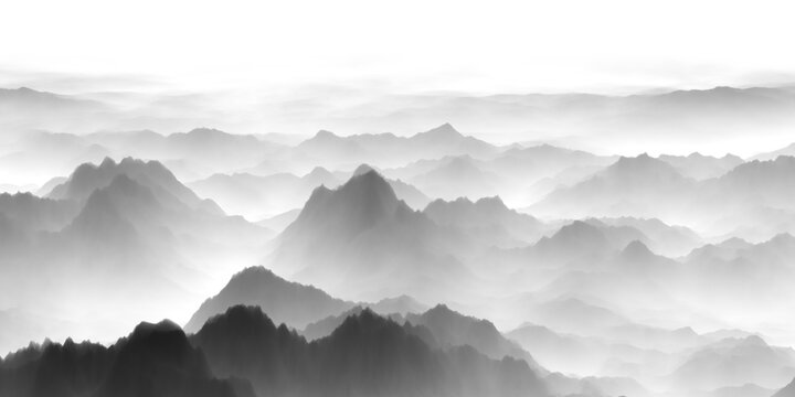 水墨山水畫