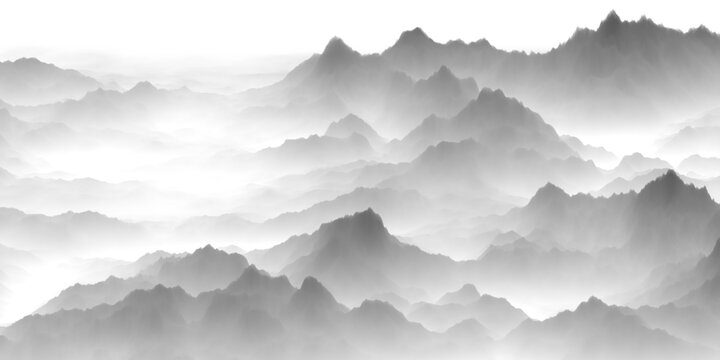新中式山水畫