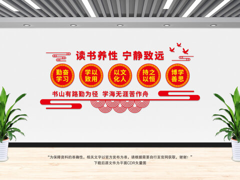 圖書室文化墻