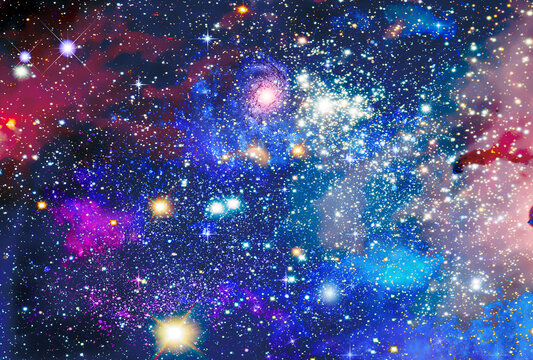 藍色星空背景