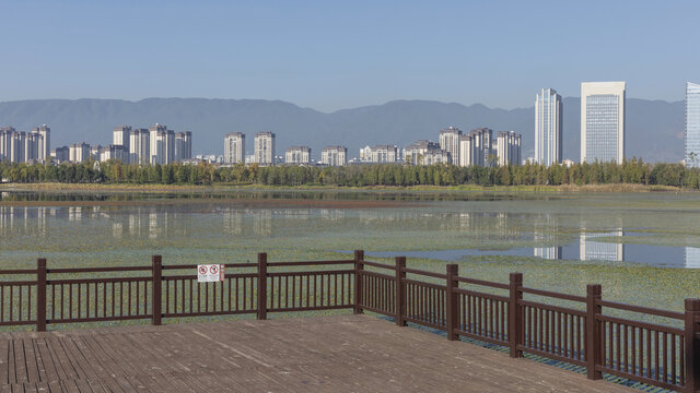 云南保山城市风景