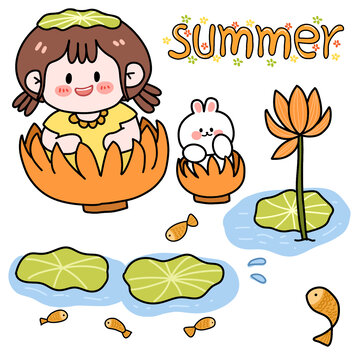 胖禾的蓮花池手帳貼紙
