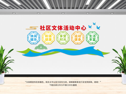 文體活動(dòng)中心文化墻
