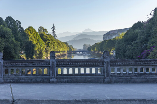 云南腾冲城市风景