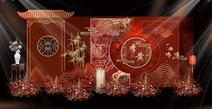 中式迎賓區(qū)