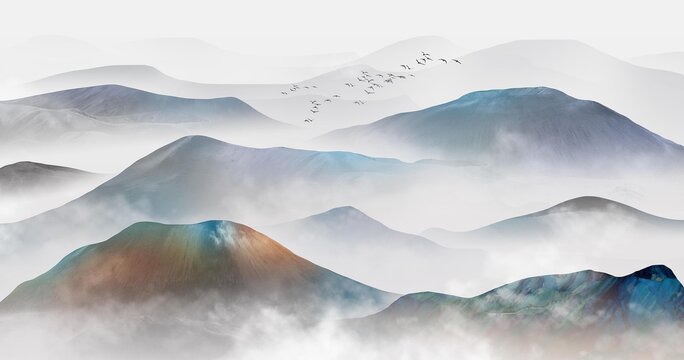 創(chuàng)意山水畫