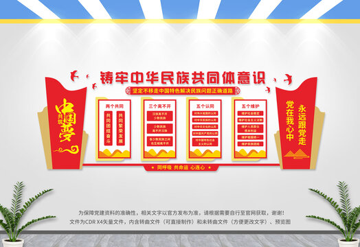 民族團(tuán)結(jié)文化墻