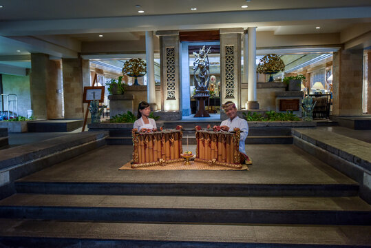 巴厘岛酒店乐器演奏