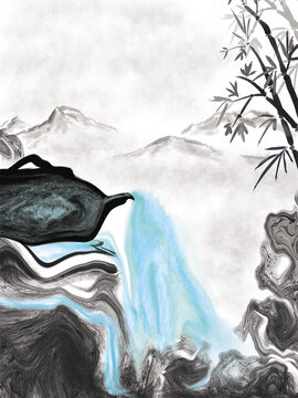 禪意畫(huà)茶文化