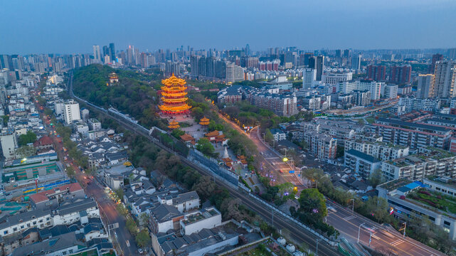 武汉黄鹤楼夜景