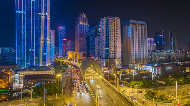 武汉中北路夜景