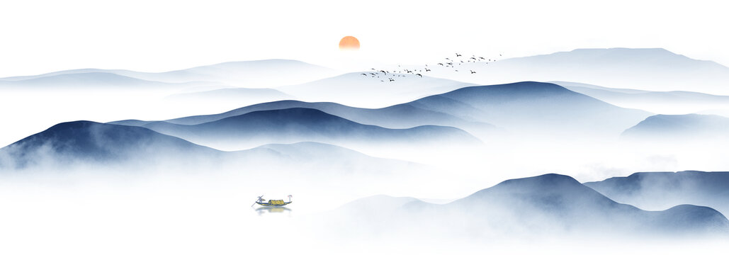 山水紋