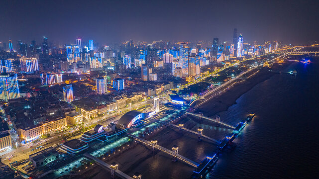 汉口城市夜景