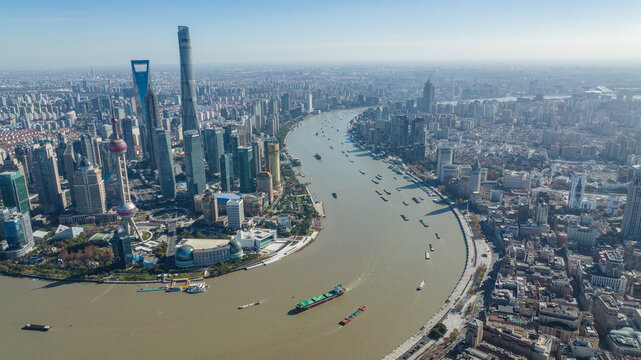 上海黄浦江大景