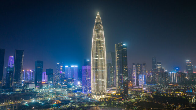 华润总部大楼夜景