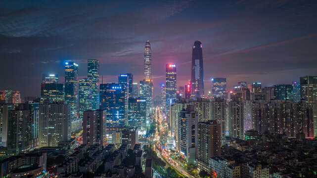 深圳福田CBD夜景