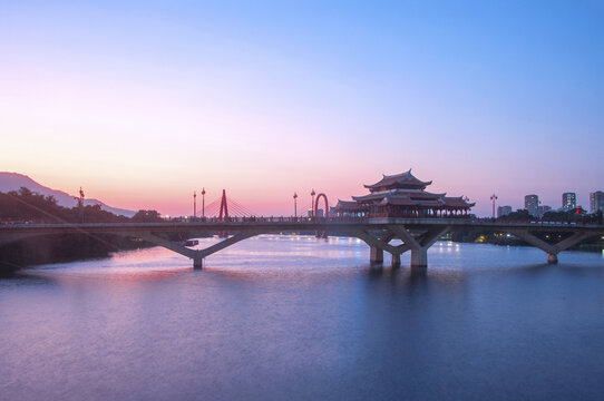 九龙江夜色景观