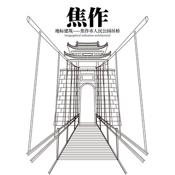 焦作市人民公園吊橋