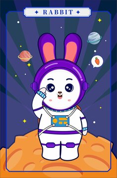 兔年兔子宇航员