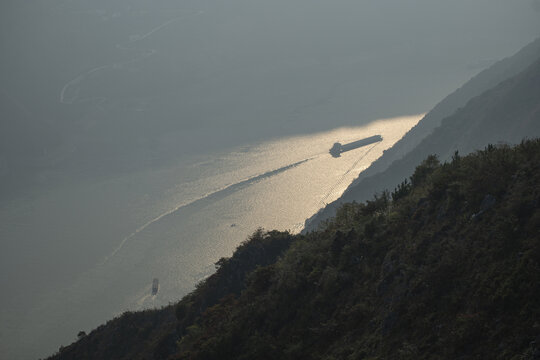 山风景巫峡口母亲河