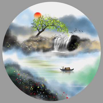 山水畫