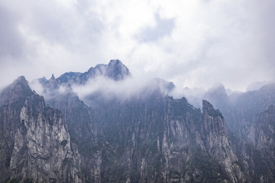 安徽黄山风景区云海风光