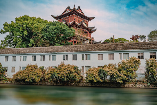 浙江雁荡山大荆印山文昌阁