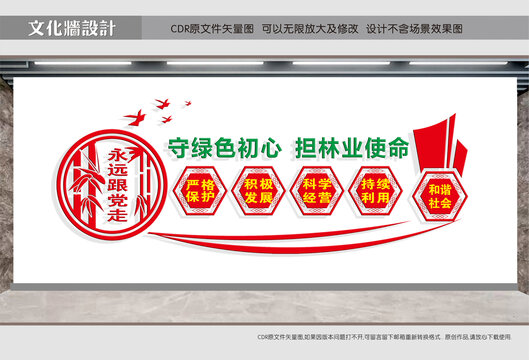 林業(yè)管理站文化墻