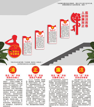 清正廉潔樓梯文化
